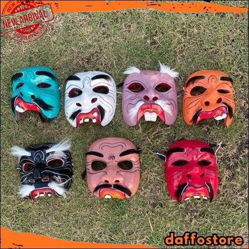 New Topeng Bondres - Topeng lawak Bali - Topeng bibir sumbing - Topeng Kayu - Topeng Bali - Topeng L