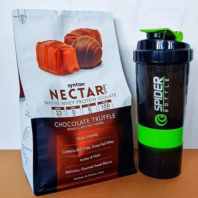 (Promo!) Syntrax Nectar Whey Isolate 2 Lbs Wpi Import Usa - 32 Serving 900 Gram Original