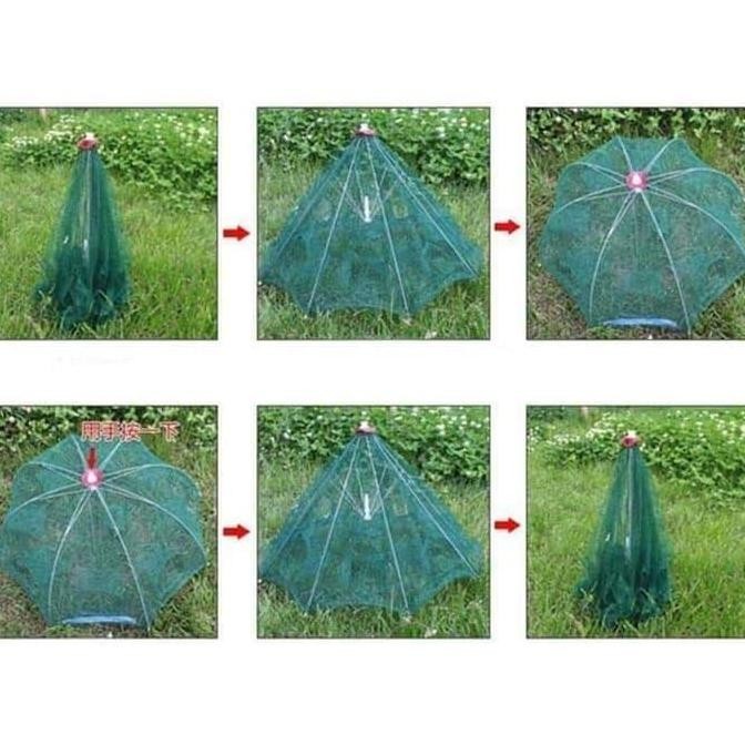 Jaring ikan jebakan ikan bubu ikan perangkap ikan udang 12 lubang