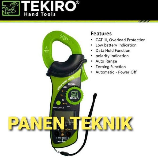 TANG AMPERE TEKIRO DIGITAL CLAMP METER