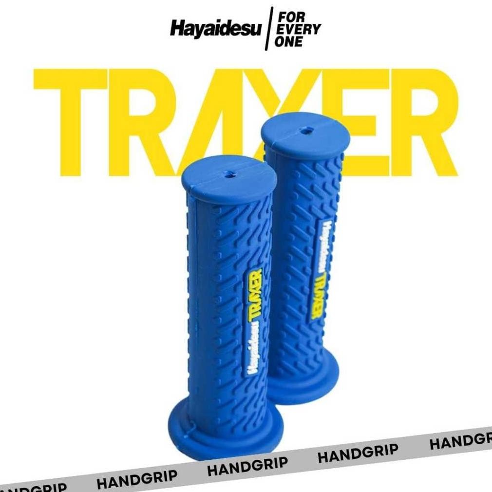 11Garage - Hayaidesu Handgrip TRAXER (Ujung Tertutup) - Hand Grip motor Trail & Supermoto KLX, CRF, 