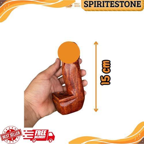 Gercep Asbak Bali Mini 15 cm - asbak rokok bali medium - Asbak Bali Kayu - Dekorasi Asbak Bali