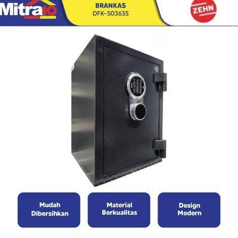 Zehn Brankas Tahan Api DFK-503635 500x360x350 Mm Hitam