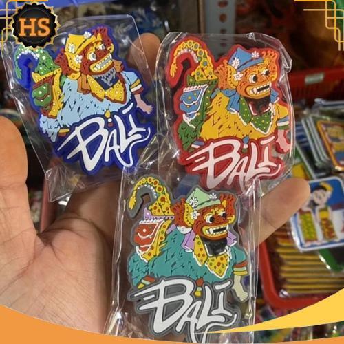 GROSIR Magnet Karet Tradisi Bali - Magnet Karet Barong Bali - Magnet Pulau Bali - Magnet Kulkas Bali