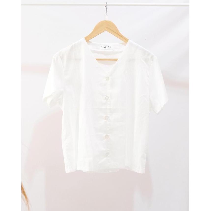 Kemeja Crop Atasan Korea Kemeja Korea Atasan Crop Atasan Wanita Kemeja Kekinian