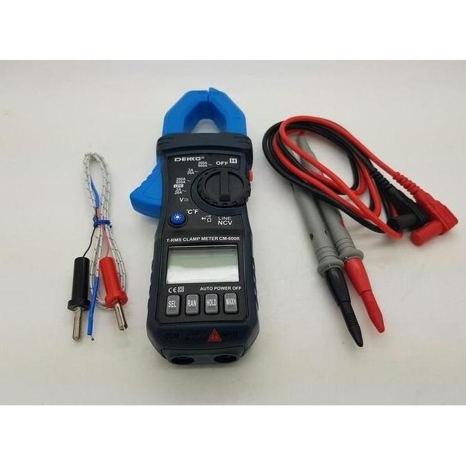 PROMO - DEKKO CM-600R / CM600R DIGITAL TANG AMPER 600 AMPERE AC TRUE RMS