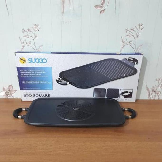 BEBAS ONGKIR - Panggangan teflon multi grill pan suggo