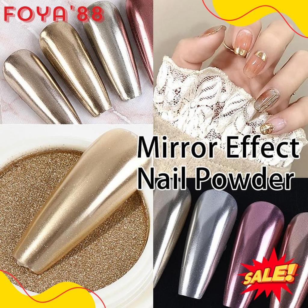 Cusss Serbu Solid Chrome Powder Nail /Powder Silver Chrome Solid/ Powder Chrome Gold/ Gold Powder/ S