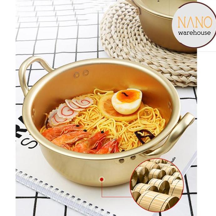 Panci Masak Ramen Ramyeon Ramyun Korea Asli 16cm 18cm Original Import