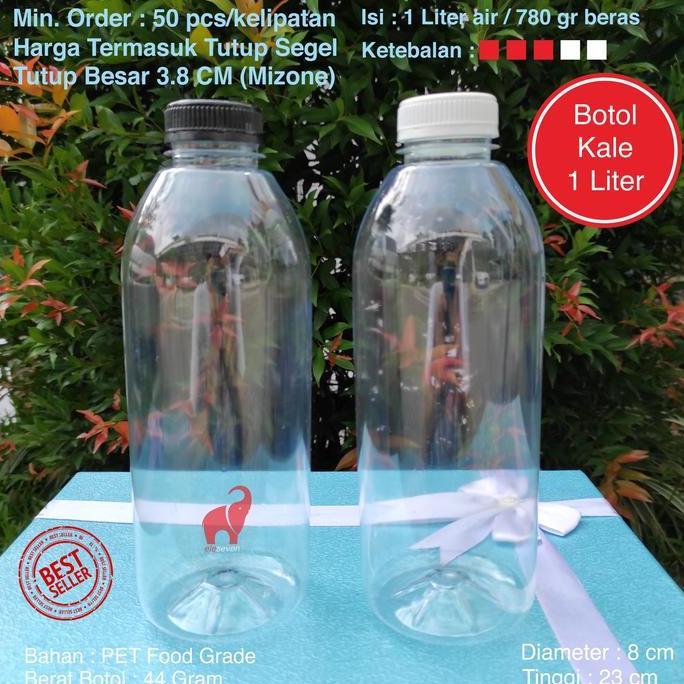 Botol Plastik Kale 1 Liter - Botol Kale 1 liter PET