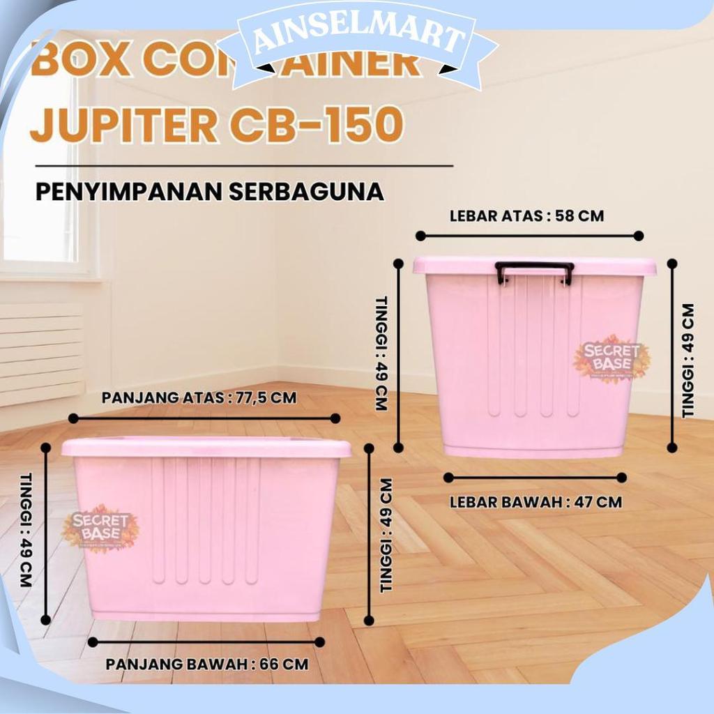 Box Container 150 Liter + Roda - Kontainer Box / Container Box Plastik Promo 10.10