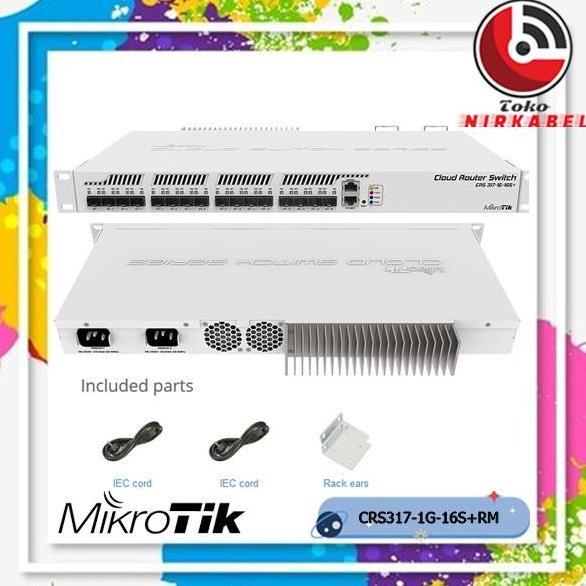 TERMURAH - MikroTik CRS317-1G-16S+RM | CRS317 1G 16S+ RM | CRS 317 1G 16S+ RM