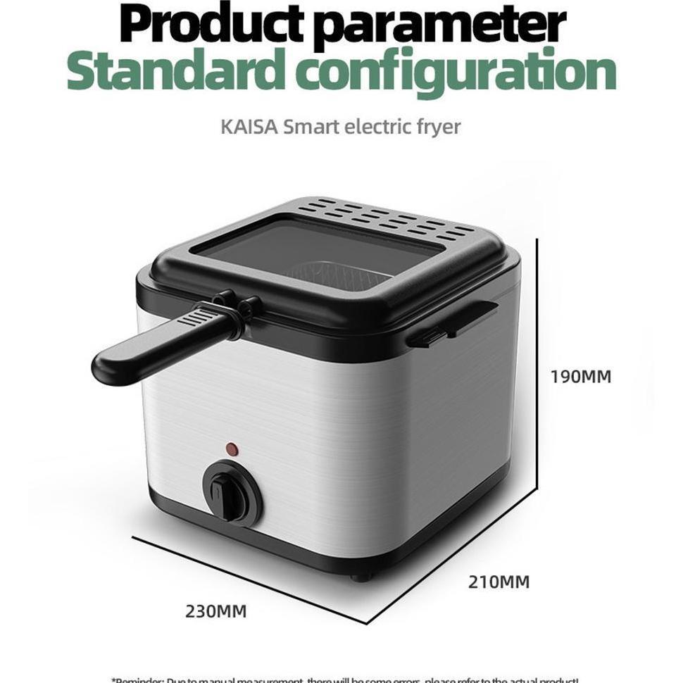 Penggorengan Listrik 2Liter / Penggorengan Dalam Multifungsi / Mesin Ayam Goreng Alat Masak Khusus