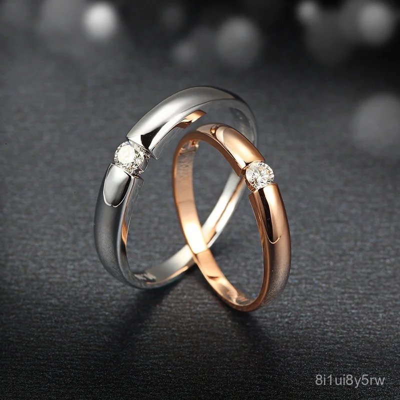 Fashion Cubic Zirconia Stone Lose Weight Stackable Rings Woman Stone Rings Men Girls Couple Finger R