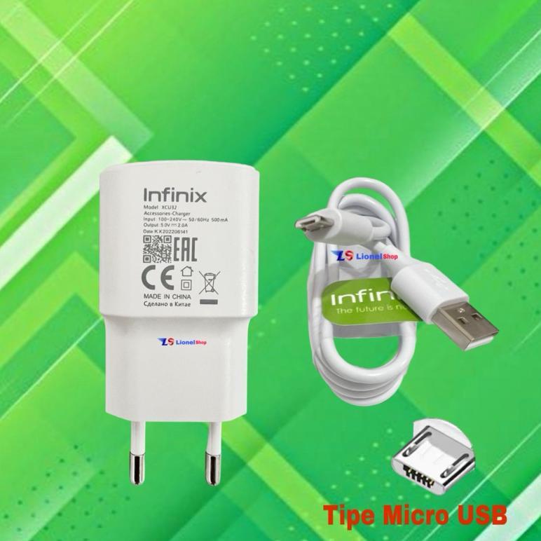 Charger Infinix 9V -2A Original Fast Charging  Kabel Micro USB Aksesoris tablet & hp
