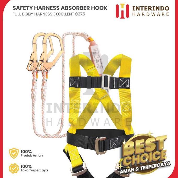 Safety Harness / Full Body Harness Absorber Double Big Hook Excellent