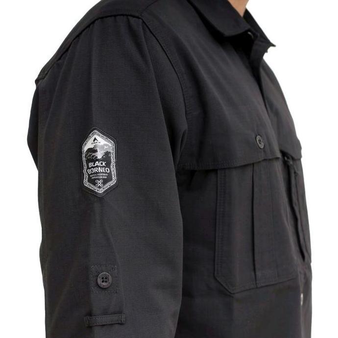 Kemeja Eiger Ambition Tropic Blk Borneo F1