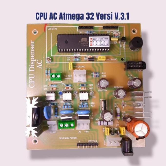 CPU Pom Mini AC Atmega 32 Versi V.3.1 (Fitur Edit Nama, Ganti