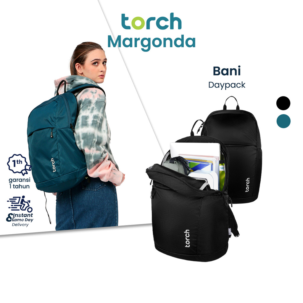 TORCH Bani Tas Ransel Backpack Laptop 15 Inch Backpack Pria Wanita