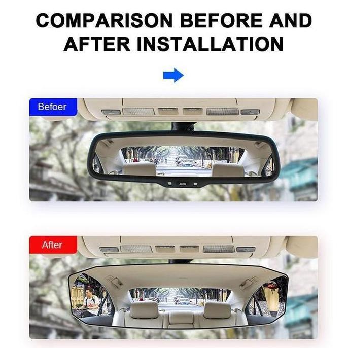 Bezelless Ultra View Kaca Spion Dalam Tengah Mobil Kaca Spion Tengah Mobil Kaca Spion Dalam Universa