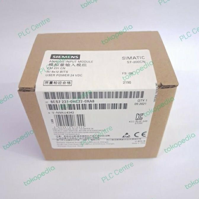 Promo Siemens 6ES7 231-0HC22-0XA8 Analog Input S7 200 EM231 COD
