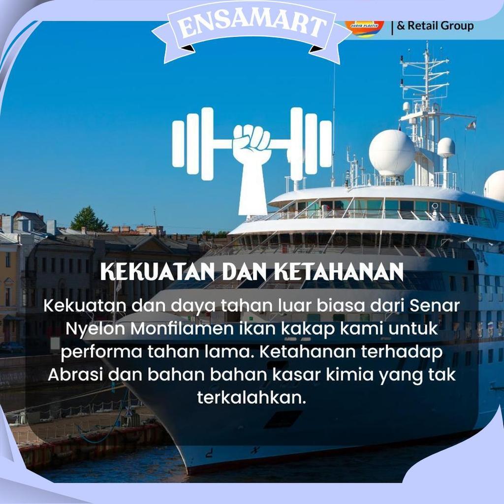 Senar Cap Ikan Kakap  Ukuran 3000 (120)  Per Roll /Tali Senar Pancing / Senar Layangan Sale