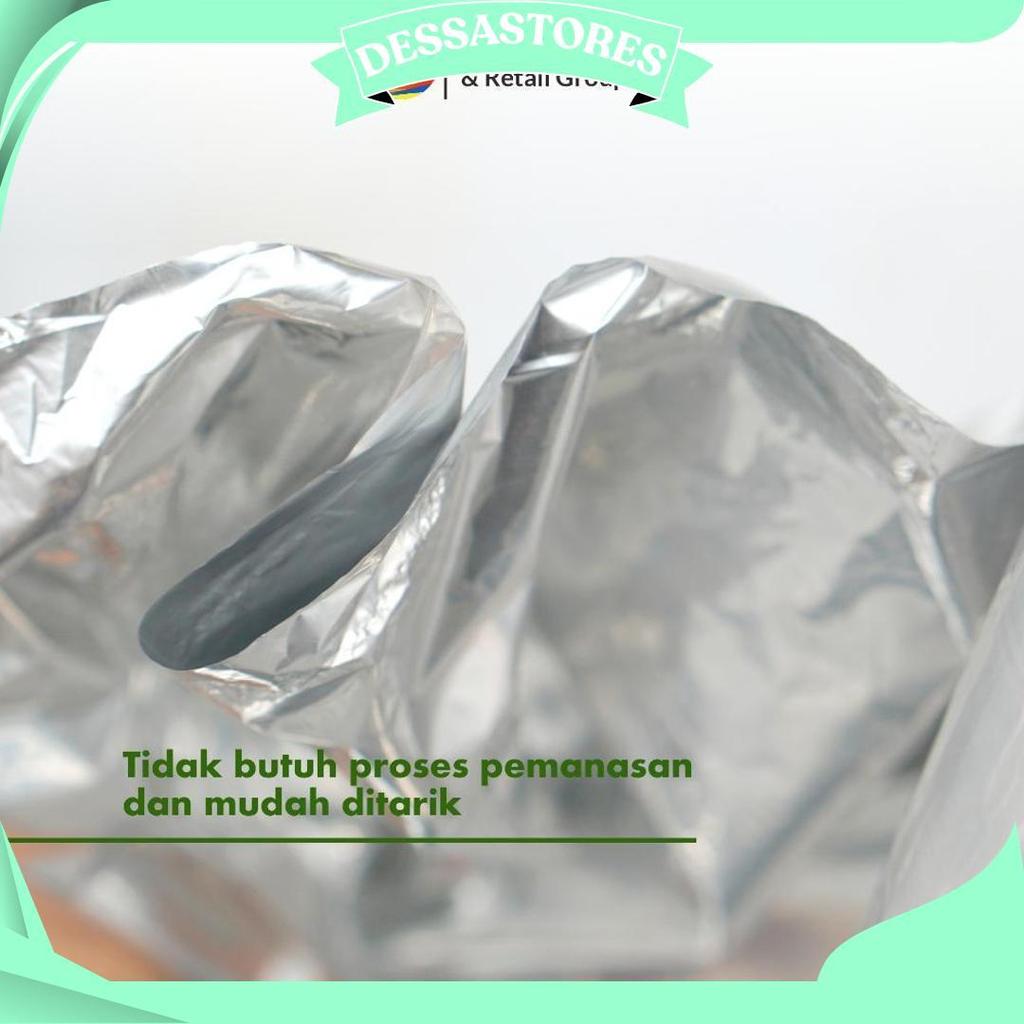 Plastik Mulsa Perak 1 Roll 8 Kg Mulsa Grenjeng Lebar 80 Cm Ori