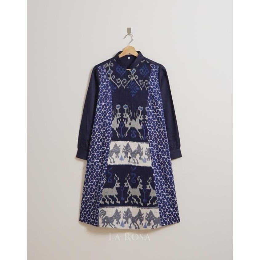 Promo Dress/Tunik Batik Tenun Anastasia COD