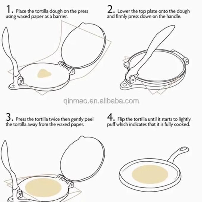 Tortilla Press Cast Iron 16c cm alat press tortilla/ tortilla maker