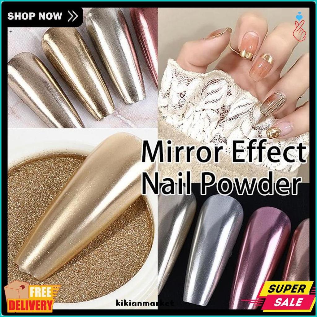 Cusss Serbu Solid Chrome Powder Nail /Powder Silver Chrome Solid/ Powder Chrome Gold/ Gold Powder/ S