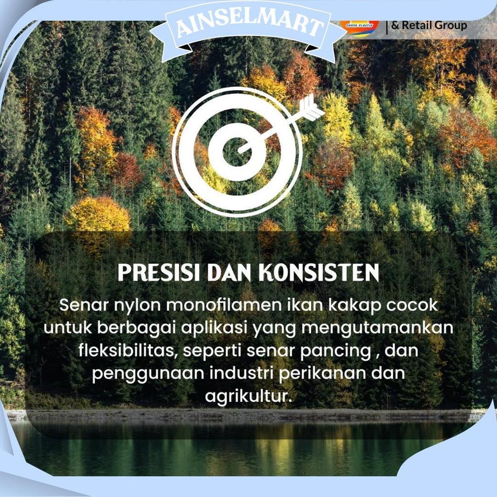 Senar Cap Ikan Kakap  Ukuran 2500 (110)  Per Roll /Tali Senar Pancing / Senar Layangan Promo