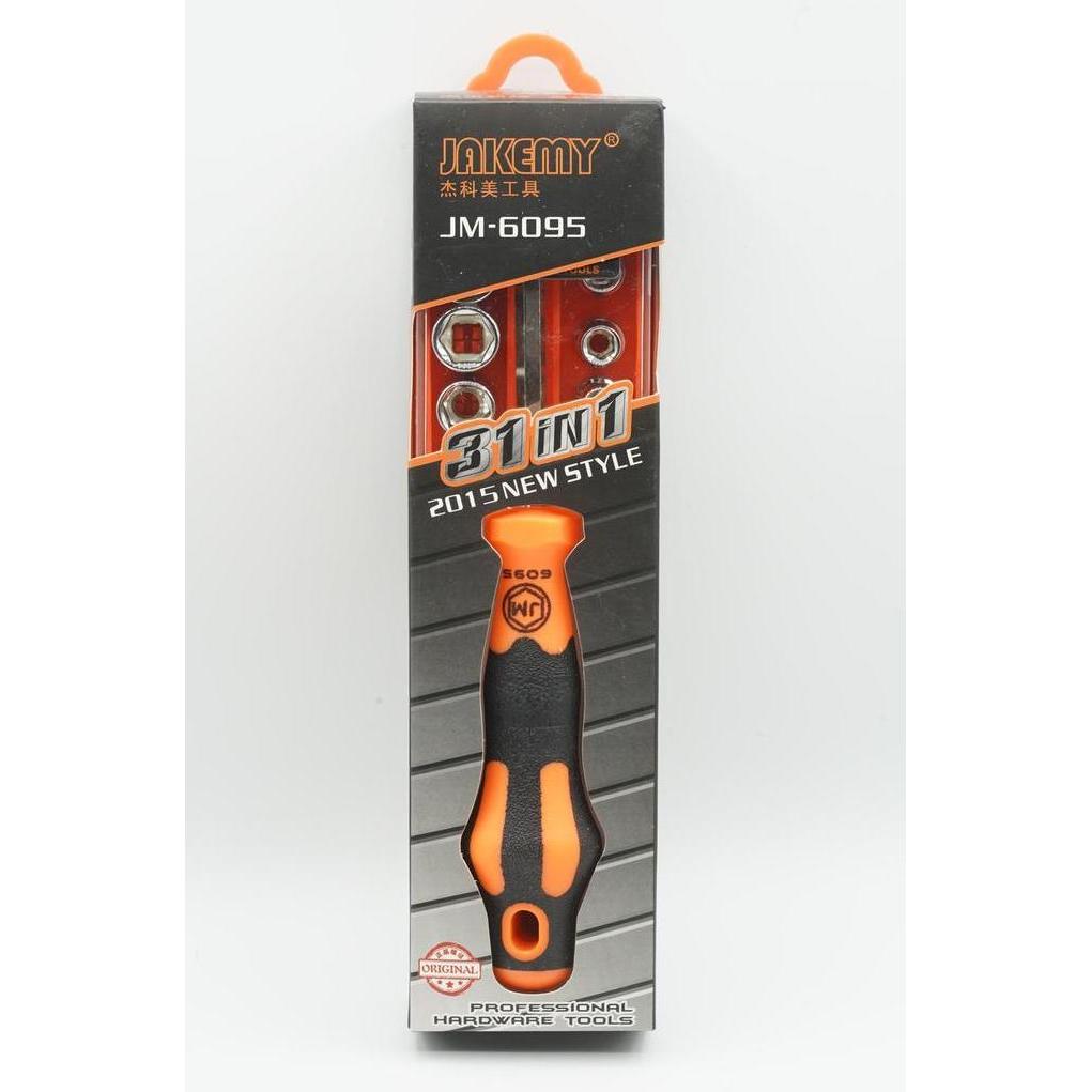 KIATO- JAKEMY JM-6095 Chrome Vanadium ScrewDriver Tool Box Set Hand Tool