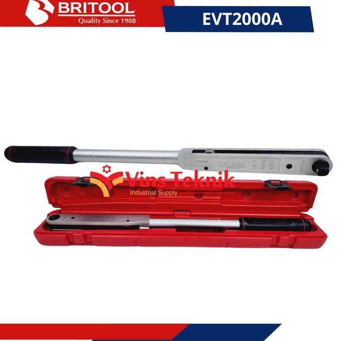 Kunci momen kunci torsi 1/2inch torque wrench EVT 2000 BRITOOL EVT2000