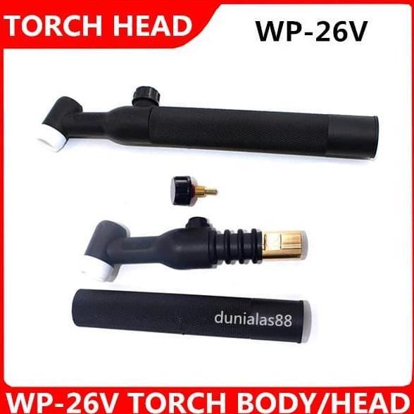KIATO Torch Body/Torch Head WP-26V Untuk WP-26 TIG Welding Torch