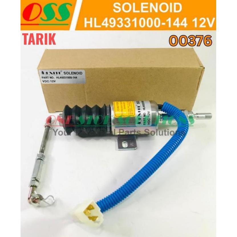 VEGAPUNK- SELENOID SOLENOID HL49331000-144 12V UNIV UNTUK GENSET ALAT BERAT