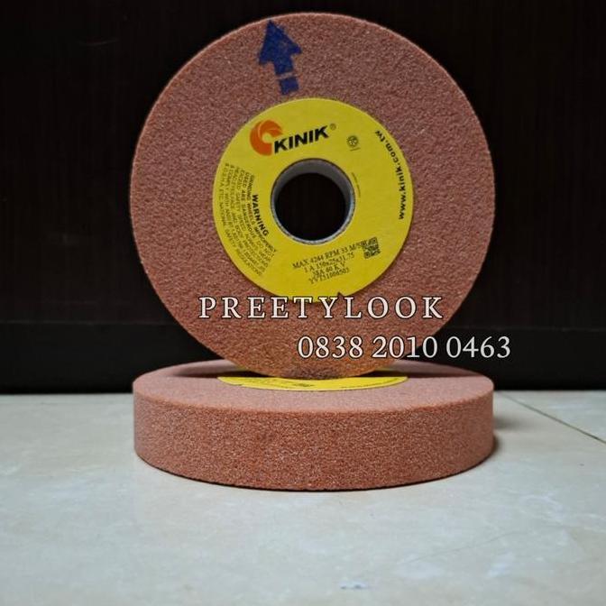 MORIFOYU batu gerinda duduk 6 inch KINIK A 80 KV 150 x 25 x 31.75 MM.