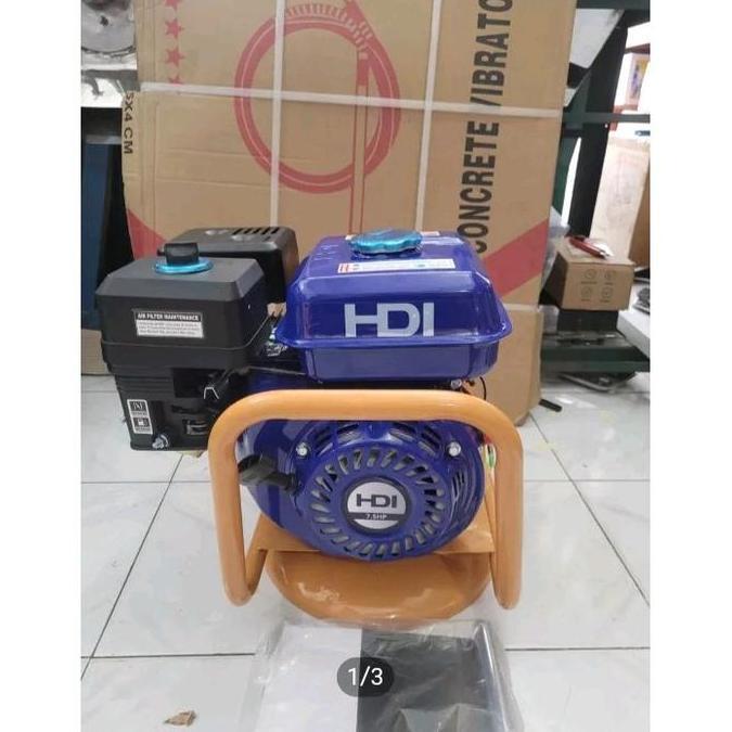 LOLOPECHKA MesinVibratorPemadat Pengecor beton HDI by HYUNDAI 7.5HP+Selang 6meter siap pakai