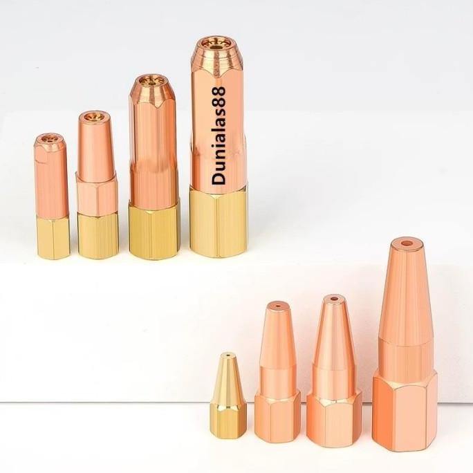 KAHONO Nozzle Propane Gas Welding Nozzle Las Tips Pemegang untuk H01-2 H01-6 H01-12 Nozzle Untuk Gas