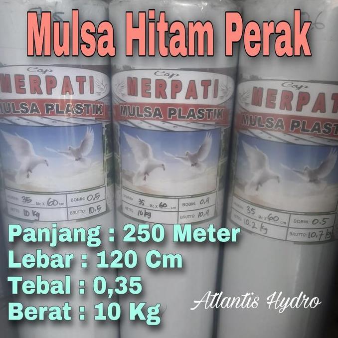 Plastik Mulsa Lebar 1,2 M Panjang 250 M ( 1 Roll ) MURAH  Tanaman
