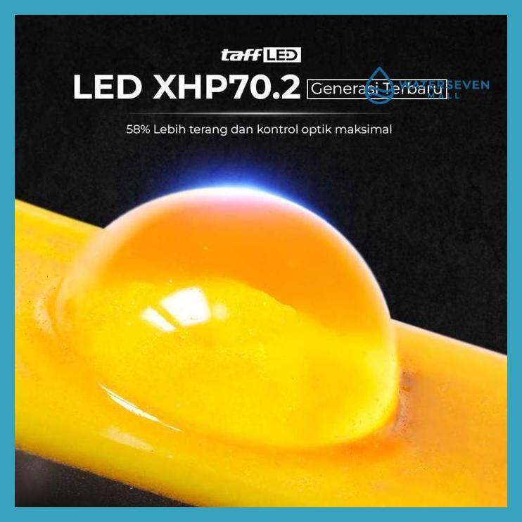 ( ORIGINAL  ) LED SENTER LED LONG RANGE ZOOM XHP70.2 9000 LUMENS - HS313 SIAP KIRIM