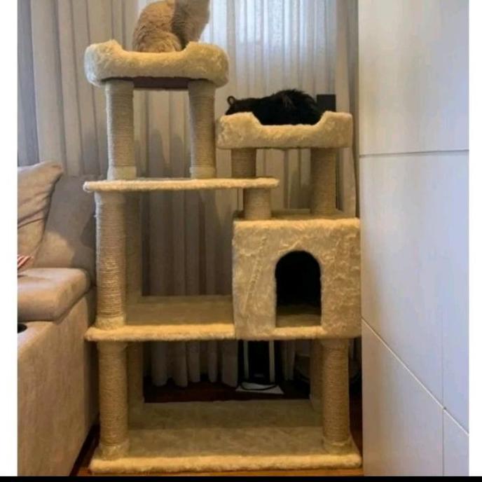 CAT HOUSE TOWER CAT ADULT SLIPING AND RELAXING kasur kucing MS