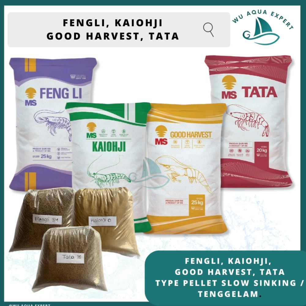 READY STOK 5 Kg FENGLI 0 1 2 MP 3S 3M PELET PAKAN IKAN UDANG LOBSTER MS FENG LI MAKANAN PF Prima Fee