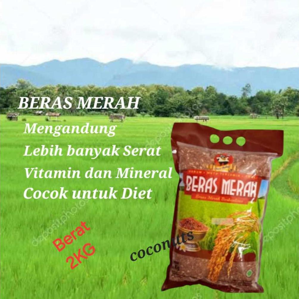 Beras Merah / Beras Sehat Pulen / Beras Diet