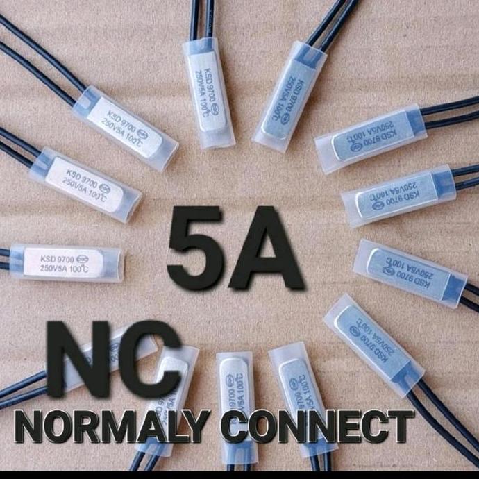 ( 115C 5A Fuse Kotak ) Sekering Sekring Otomatis Auto On Off Segi Thermostat Thermofuse Bimetal Fuse