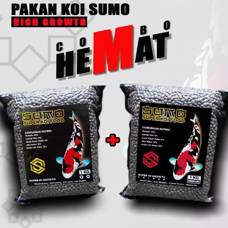 READY STOK Pakan Ikan Koi Sumo Hemat Protein Tinggi Siap kirim