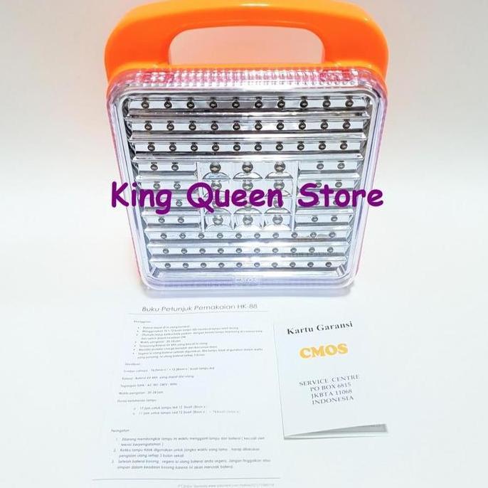 Lampu Darurat Cmos Hk-88 Emergency Lamp Cmos Hk88