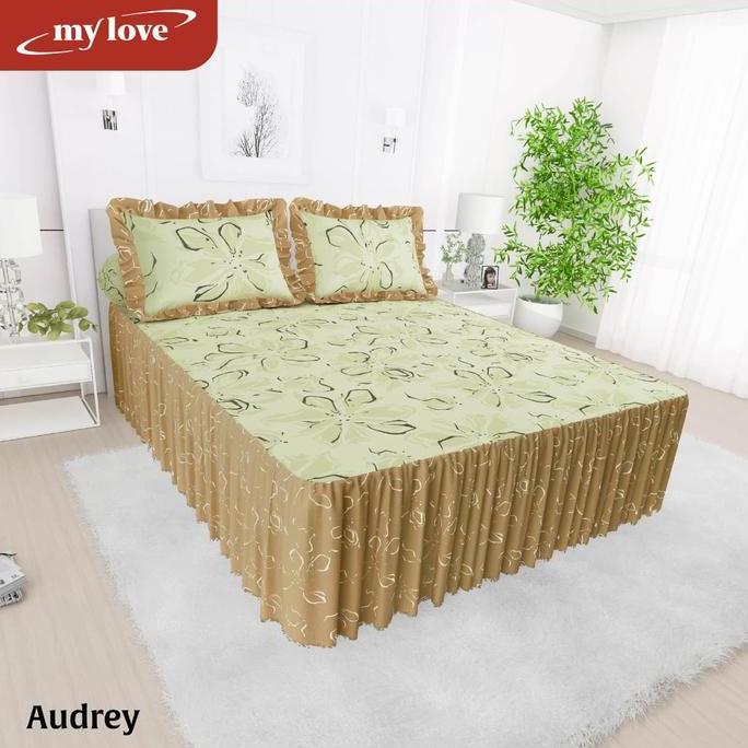 Sprei Rumbai 180x200 My Love / Seprai 160x200 My Love Rumbai Tinggi 30