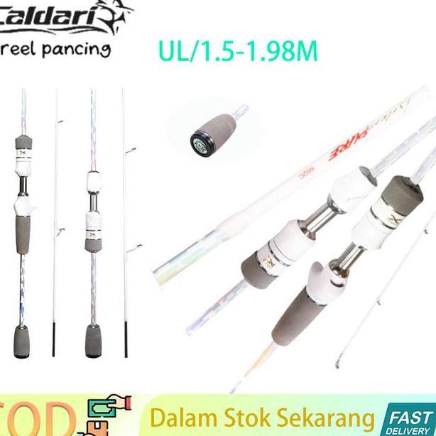 Joran Pancing Artemispure Ul Karbon Ujung Padat Joran Putar Ultraringan Joran Casting Joran Pancing 