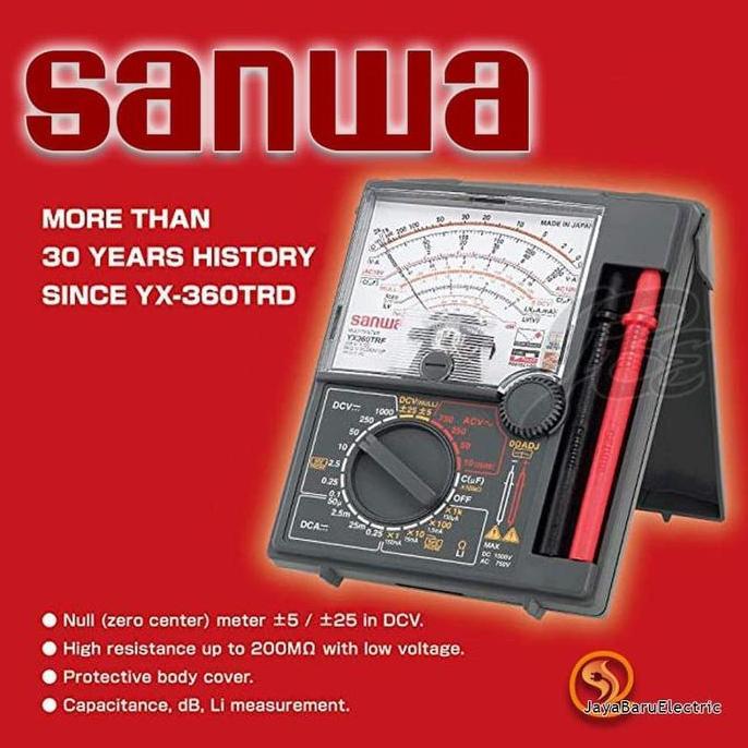 Analog Multitester Multitester Sanwa Yx360Trf Original