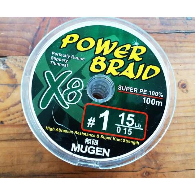 Senar Pe Mugen Power Braid Pe1 X8 Senar Pe 1 Senar Pancing